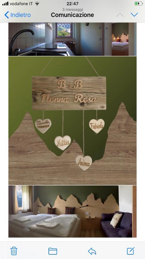 B And B Nonna Rosa Vista Lagorai 카프리아나 외부 사진