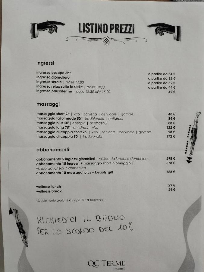 B And B Nonna Rosa Vista Lagorai 카프리아나 외부 사진